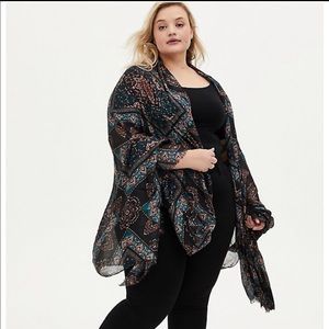5/$25. Extra long medallion print scarf